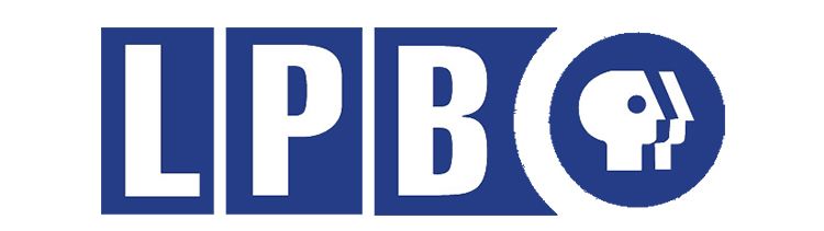 Lousiana Public Broadcasting (Radiodifusión Pública de Luisiana) logo
